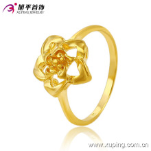 Hot Selling Fashion Gold-Plated Flower Jewelry Finger Ring in Nickel Free for Women -10290